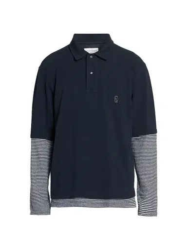 OFFICINE GÉNÉRALE Men Percy Layered Polo Shirt | Thumbnail 1