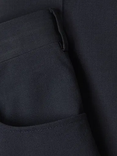 Canali Men's Classic Solid Dress Trousers - Navy | Thumbnail 6 Canali Men's Classic Solid Dress Trousers - Navy | Thumbnail 6