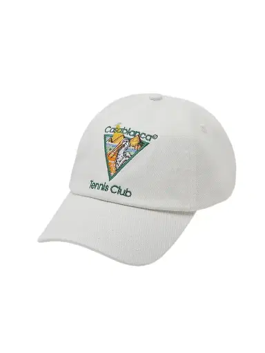 Casablanca Men's Tennis Club Emblem Baseball Cap | Thumbnail 1 Casablanca Men's Tennis Club Emblem Baseball Cap | Thumbnail 1