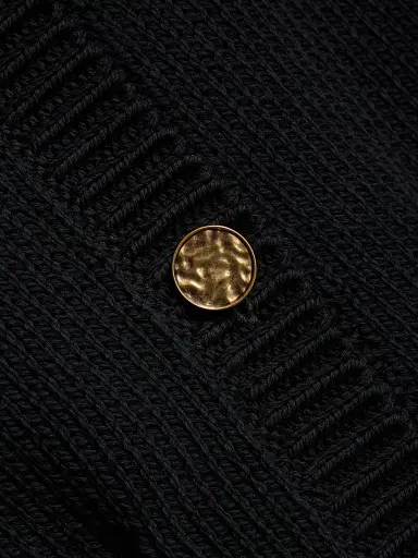 TOTEME Women's Hammered Button Cotton Cardigan | Thumbnail 7 TOTEME Women's Hammered Button Cotton Cardigan | Thumbnail 7