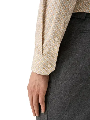 Eton Men's Cocktail Twill Slim-Fit Shirt - Orange | Thumbnail 5