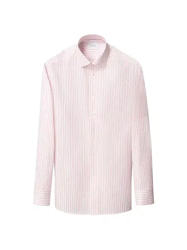 Eton Men's Striped Cotton Contemporary-Fit Shirt - Pink - Size 17.5 | Thumbnail 2 Eton Men's Striped Cotton Contemporary-Fit Shirt - Pink - Size 17.5 | Thumbnail 2