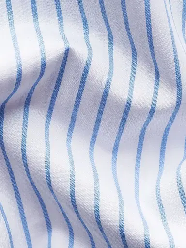 Eton Men's Striped Cotton Contemporary-Fit Shirt - Mid Blue | Thumbnail 8