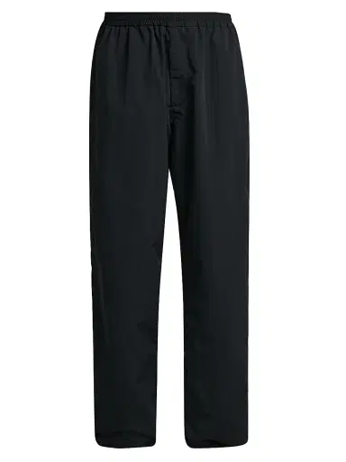 Versace Men's Soft Wrinkled Nylon Pants - Black - Size 40 | Thumbnail 1