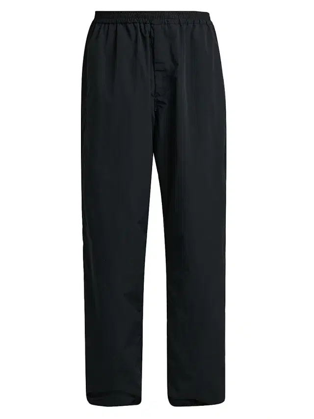 Versace Men's Soft Wrinkled Nylon Pants - Black