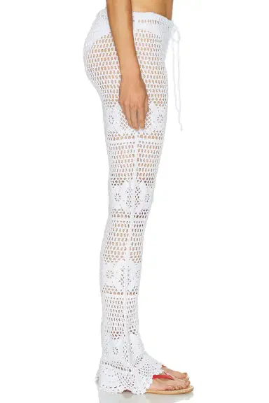 Skims Crochet Swim Skinny Flare Pant | Thumbnail 3