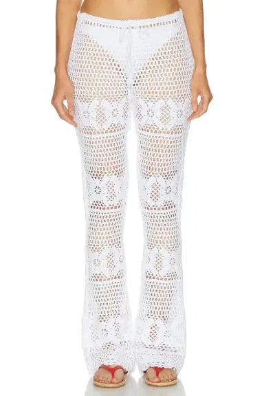 Skims Crochet Swim Skinny Flare Pant | Thumbnail 1