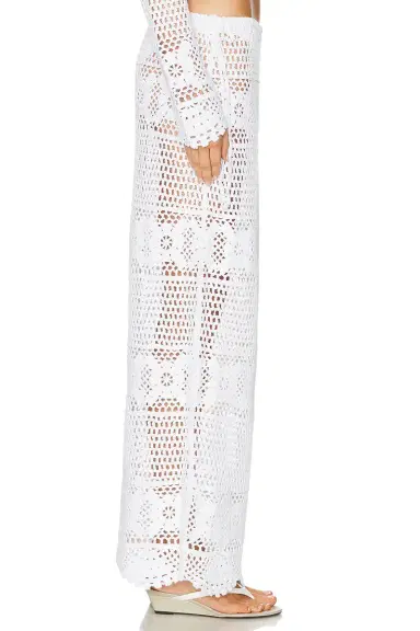 Skims Crochet Swim Long Skirt | Thumbnail 3