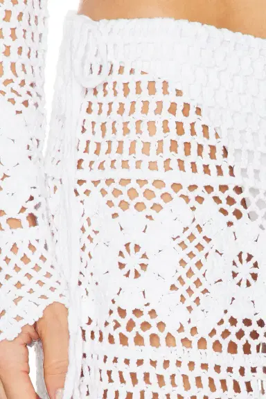 Skims Crochet Swim Long Skirt | Thumbnail 6