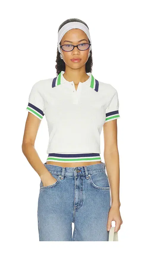 ALL THE WAYS Hazel Knit Polo Top