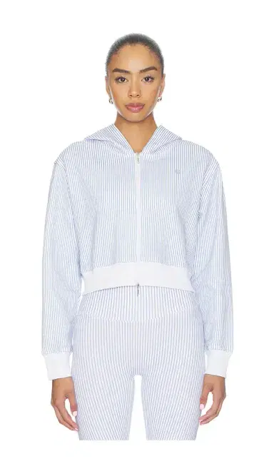 Astoria Cropped Zip Hoodie Jacket | Thumbnail 2