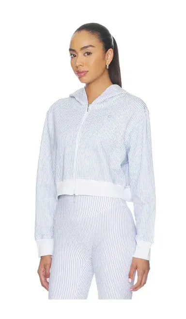 Astoria Cropped Zip Hoodie Jacket | Thumbnail 3