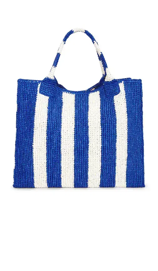 Loeffler Randall Sol Crochet Raffia Tote Bag