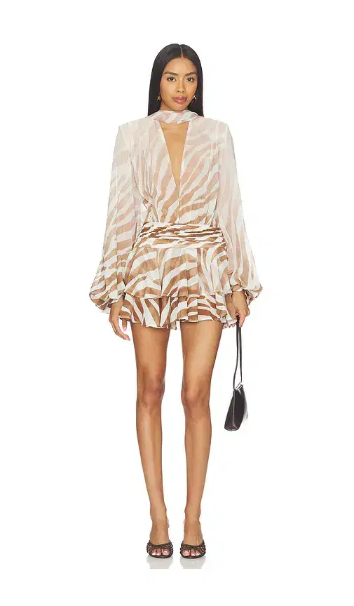 Bronx and Banco Nina Zebra Mini Dress