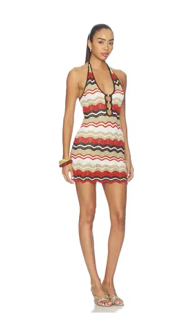 Runaway The Label Vernanza Halter Knit Mini Dress | Thumbnail 2 Runaway The Label Vernanza Halter Knit Mini Dress | Thumbnail 2