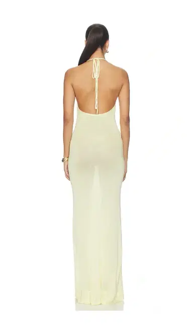 Runaway The Label Sabrina Halter Knit Maxi Dress | Thumbnail 3
