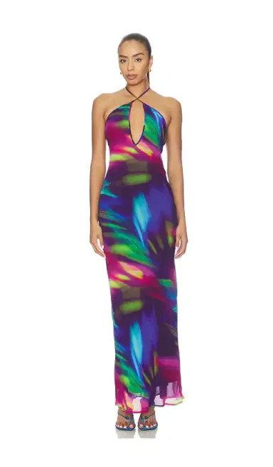 Runaway The Label Mirae Cross Front Maxi Dre | Thumbnail 1