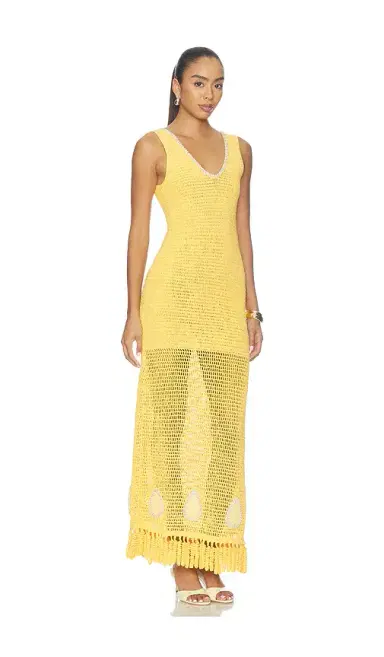 The Wolf Gang Naia Crochet Maxi Dress | Thumbnail 2 The Wolf Gang Naia Crochet Maxi Dress | Thumbnail 2