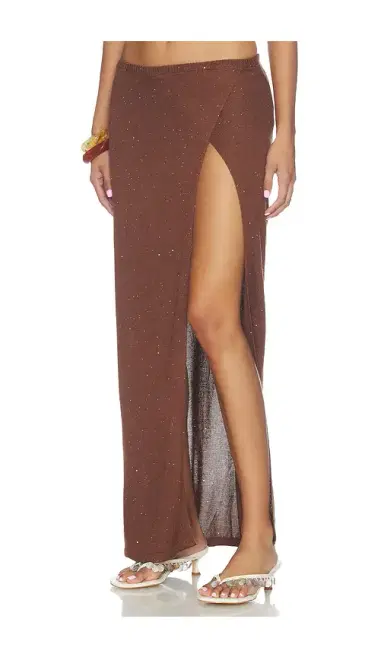 Runaway The Label Kiva High Side Slit Maxi Skirt | Thumbnail 3
