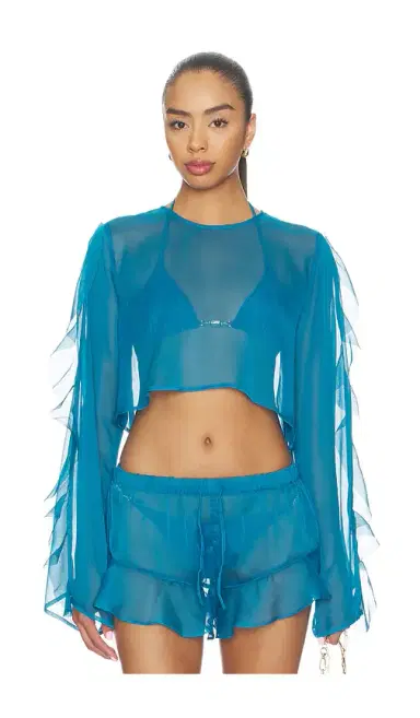 Shani Shemer Thoma Cropped Shirt | Thumbnail 1