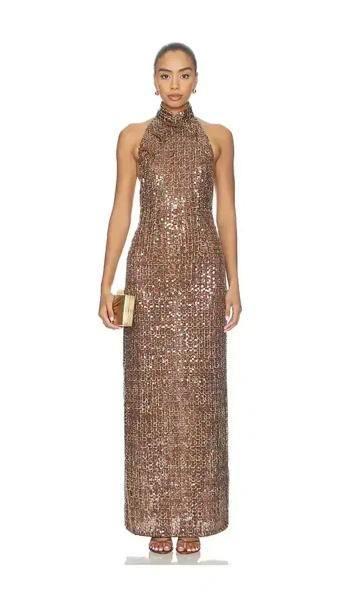 SAU LEE Gracie Sequin Dress