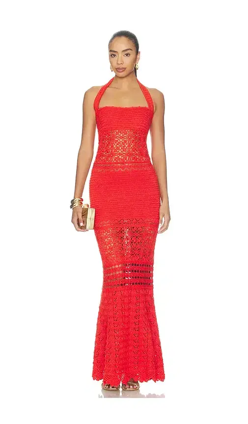 retrofete Peggie Crochet Dress