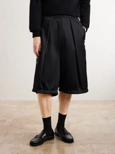 KAPITAL Kome-Kome Straight-Leg Satin-Jersey Shorts - Men | Thumbnail 3
