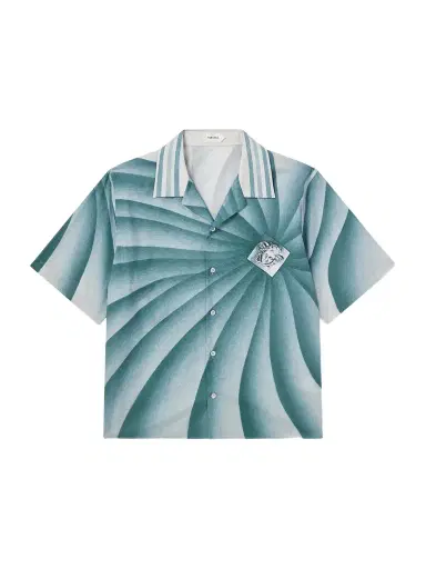 Versace Camp-Collar Cotton-Poplin Shirt - Men | Thumbnail 1 Versace Camp-Collar Cotton-Poplin Shirt - Men | Thumbnail 1