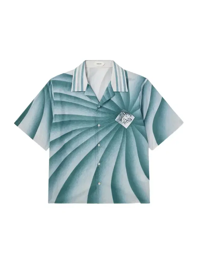Versace Camp-Collar Cotton-Poplin Shirt - Men