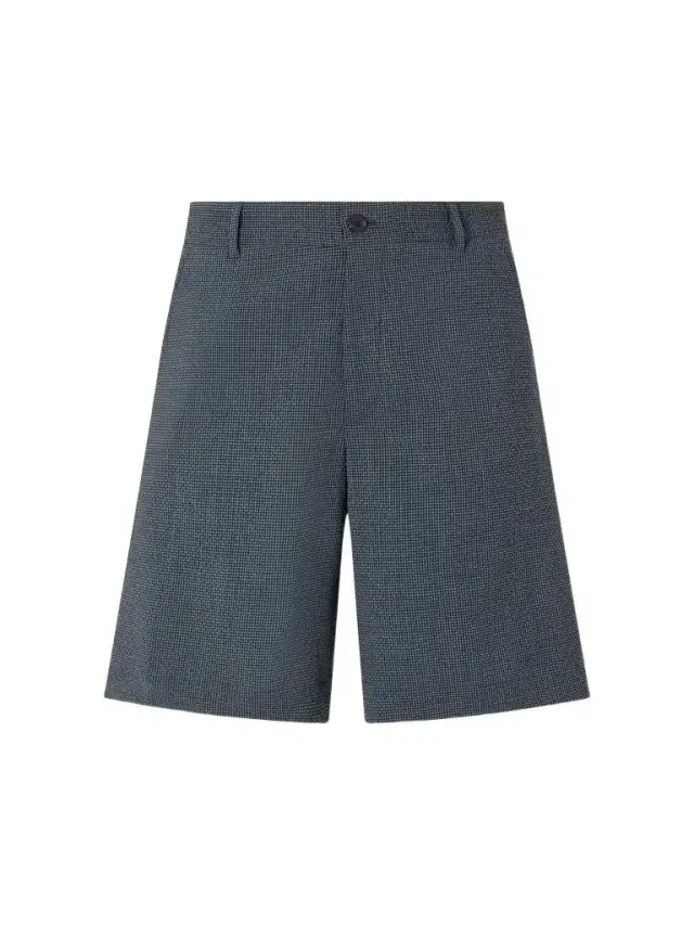 Paul Smith Checked Wool-Blend Seersucker Shorts - Men
