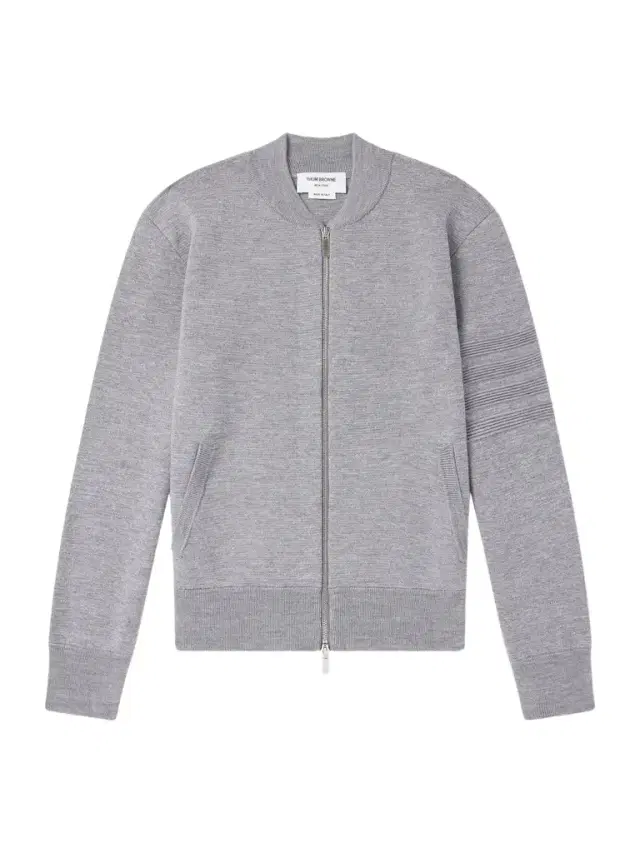Thom Browne Striped Wool, Linen and Cotton-Blend Zip-Up Cardigan - Men