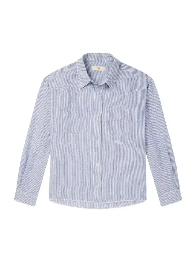 Cherry Los Angeles Striped Linen Western Shirt - Men