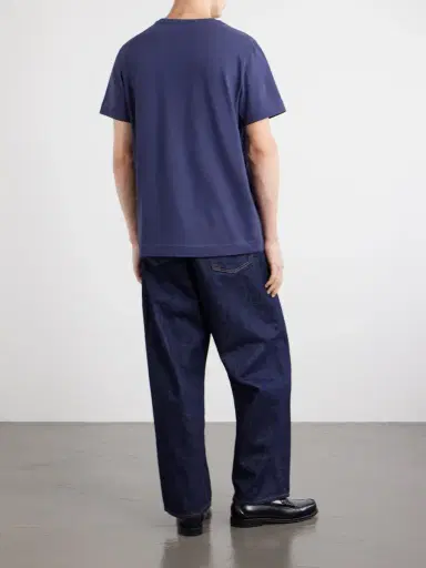 A.P.C. Oliver Logo-Embroidered Cotton-Jersey T-Shirt - Men | Thumbnail 4