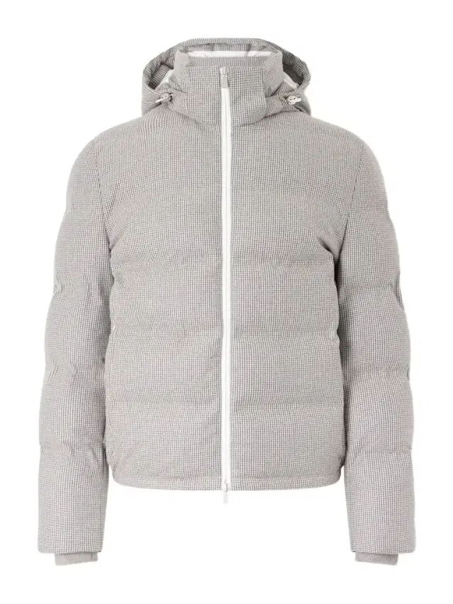 Brunello Cucinelli Quilted Herringbone Cashmere and Silk-Blend Hooded Down Jacket - Men
