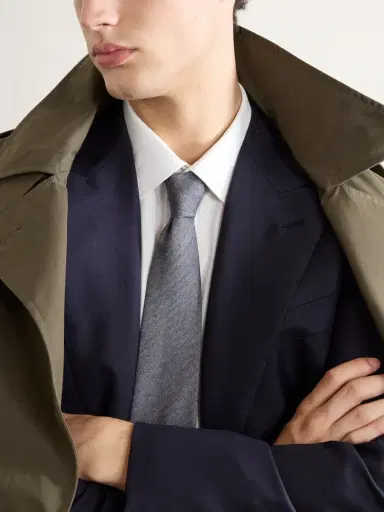 Paul Smith 8cm Silk and Wool-Blend Tie - Men | Thumbnail 4
