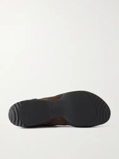 Loewe Grip Logo-Appliquéd Trimmed-Suede Sneakers - Men | Thumbnail 3 Loewe Grip Logo-Appliquéd Trimmed-Suede Sneakers - Men | Thumbnail 3