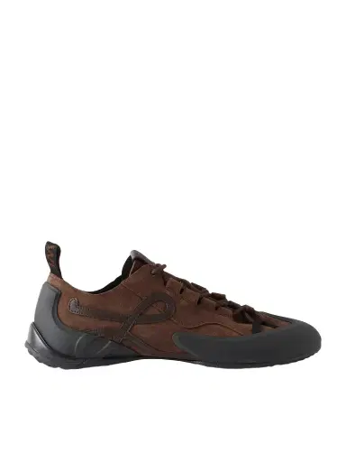 Loewe Grip Logo-Appliquéd Trimmed-Suede Sneakers - Men | Thumbnail 1 Loewe Grip Logo-Appliquéd Trimmed-Suede Sneakers - Men | Thumbnail 1