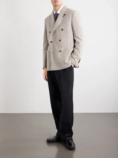 Lardini Wool Canvas Blazer - Men | Thumbnail 2