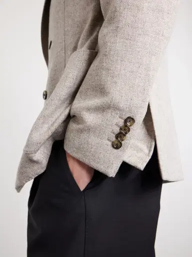 Lardini Wool Canvas Blazer - Men | Thumbnail 6