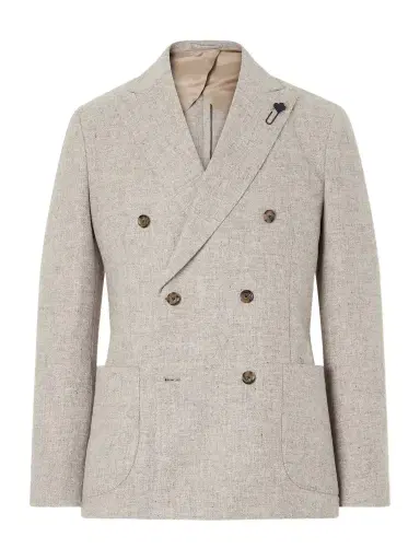 Lardini Wool Canvas Blazer - Men | Thumbnail 1