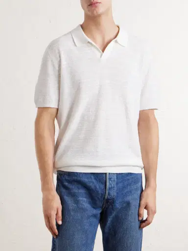 Polo Ralph Lauren Logo-Embroidered Cotton and Linen-Blend Polo Shirt - Men | Thumbnail 3 Polo Ralph Lauren Logo-Embroidered Cotton and Linen-Blend Polo Shirt - Men | Thumbnail 3