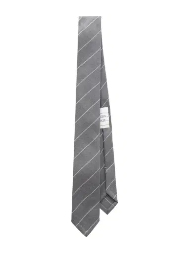 Thom Browne Striped 8cm Wool Neck Tie - Men | Thumbnail 1