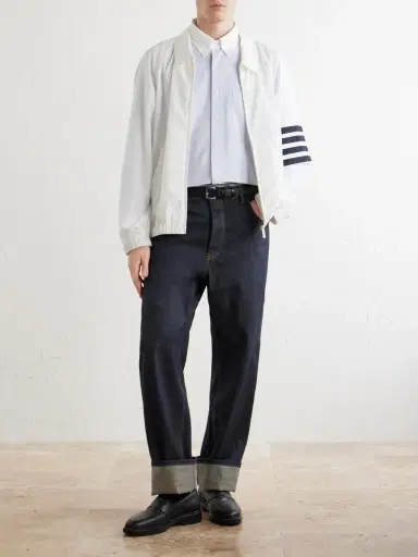 Thom Browne Striped Cotton Shirt - Men | Thumbnail 2