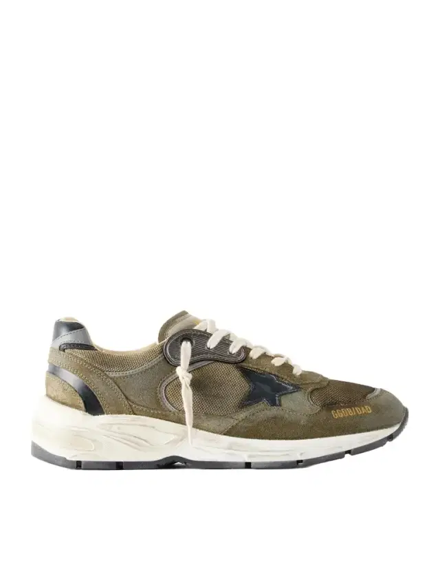 Golden Goose Running Dad Suede-Trimmed Mesh Sneakers - Men