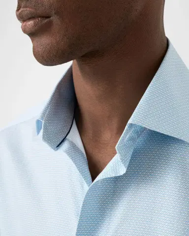 Eton Men 's Signature Twill Contemporary-Fit Dress Shirt | Thumbnail 5