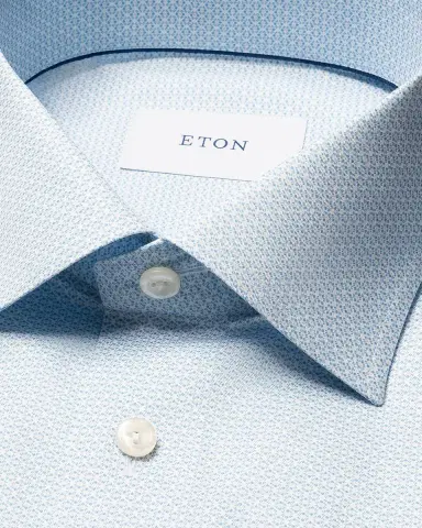 Eton Men 's Signature Twill Contemporary-Fit Dress Shirt | Thumbnail 6