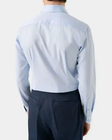 Eton Men 's Signature Twill Contemporary-Fit Dress Shirt | Thumbnail 3