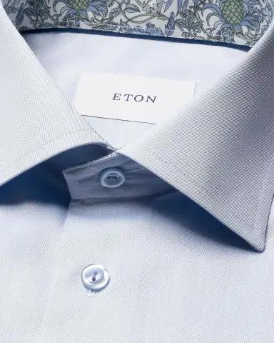 Eton Men 's Signature Twill Contemporary-Fit Dress Shirt | Thumbnail 6