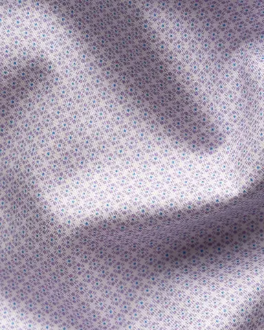 Eton Men 's Micro-Floral Signature Twill Dress Shirt | Thumbnail 7