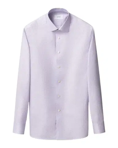 Eton Men 's Micro-Floral Signature Twill Dress Shirt | Thumbnail 1